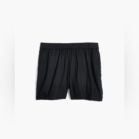 Madewell Pants - Madewell Women’s High Rise Pull On Shorts in Black Size L